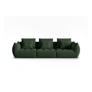 Tmavozelená pohovka 332 cm Bloom – Micadoni Home