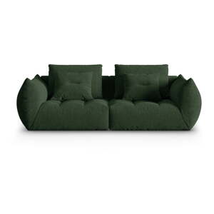 Tmavozelená pohovka 232 cm Bloom – Micadoni Home