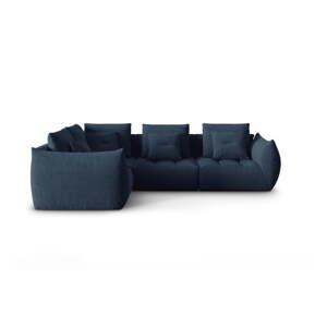 Tmavomodrá rohová pohovka (ľavý roh/do L) Bloom – Micadoni Home