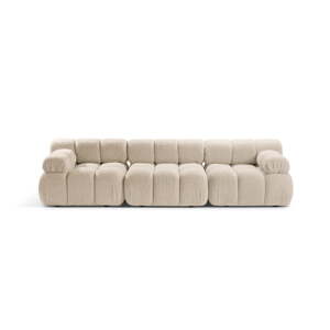 Béžová modulárna pohovka z textílie bouclé 282 cm Bellis – Micadoni Home