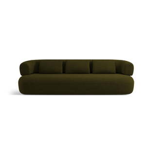 Zelená pohovka z textílie bouclé 226 cm Jenny – Micadoni Home