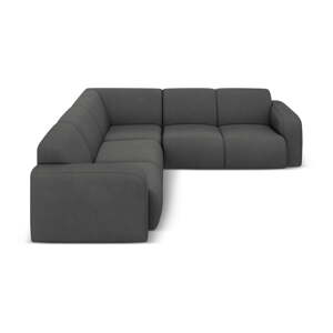 Tmavosivá rohová pohovka (variabilná/do L) Molino – Micadoni Home