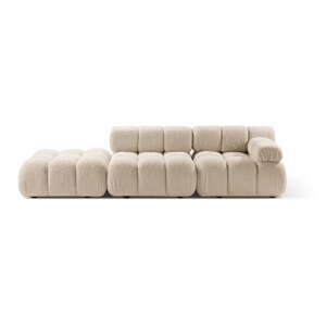 Béžová modulárna pohovka z textílie bouclé 282 cm Bellis – Micadoni Home