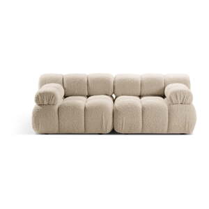 Béžová modulárna pohovka z textílie bouclé 188 cm Bellis – Micadoni Home