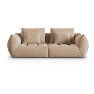 Béžová pohovka z textílie bouclé 232 cm Bloom – Micadoni Home