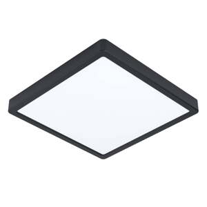 Čierne LED stropné svietidlo 28,5x28,5 cm FUEVA 5 – EGLO