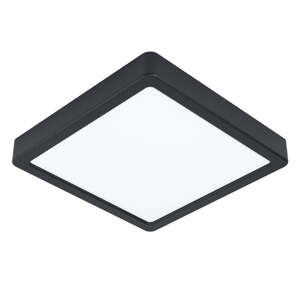 Čierne LED stropné svietidlo 21x21 cm FUEVA 5 – EGLO