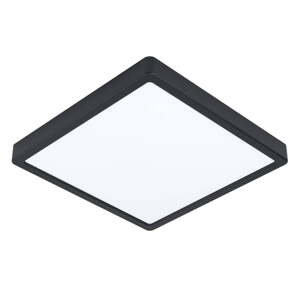 Čierne LED stropné svietidlo 28,5x28,5 cm FUEVA 5 – EGLO