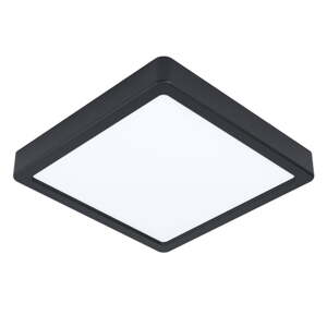 Čierne LED stropné svietidlo 21x21 cm FUEVA 5 – EGLO