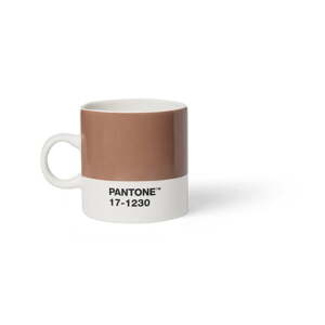 Svetlohnedý keramický hrnček na espresso 120 ml Mocha Mousse 17-1230 – Pantone