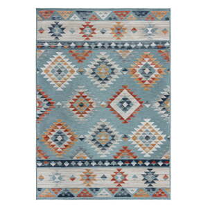 Modrý vnútorný a vonkajší koberec 200x290 cm Avery Blue – Flair Rugs
