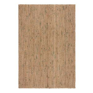 Obojstranný ručne tkaný jutový koberec v zeleno-prírodnej farbe 120x170 cm Jute Boucle Green – Flair Rugs