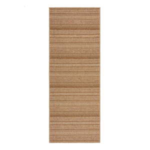 Vonkajší behúň v prírodnej farbe 80x230 cm Farah Stripe – Flair Rugs
