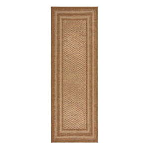 Vonkajší behúň v prírodnej farbe 80x230 cm Layla Border – Flair Rugs