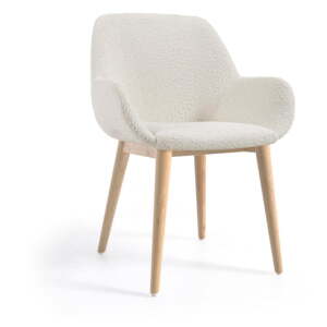Biela jedálenská stolička Konna – Kave Home