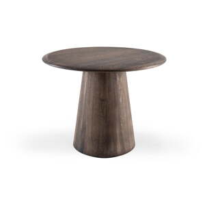 Okrúhly odkladací stolík z dubového dreva ø 55 cm Mushroom – Gazzda