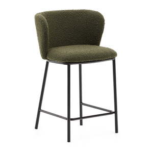 Zelená barová stolička (výška sedadla 65 cm) Ciselia – Kave Home