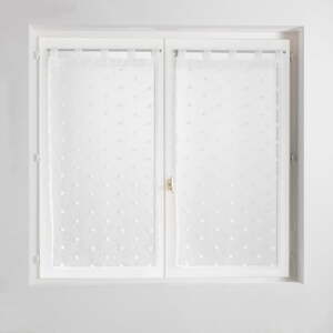 Biela záclona 60x120 cm Pompinou – douceur d'intérieur