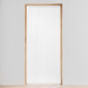 Biely záves do dverí 90x200 cm Haltona – douceur d'intérieur