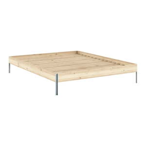 Dvojlôžková posteľ z borovicového dreva s roštom v prírodnej farbe 160x200 cm Core – Karup Design