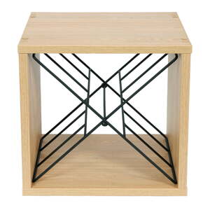 Regál na víno v dekore jaseňa v prírodnej farbe počet fliaš 12 36,5x36x29 cm Macon – Compactor