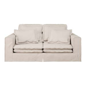 Krémovobiela pohovka 196 cm Nora – Ropez