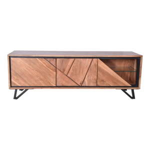 TV stolík z masívu akácie v prírodnej farbe 150x51x40 cm Ambala – Interia Home & Living