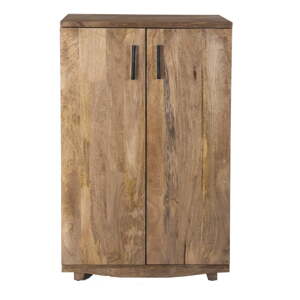 Vinotéka z mangového dreva v prírodnej farbe počet fliaš 12, 74x122x46 cm Bombay – Interia Home & Living
