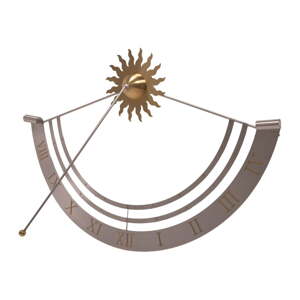 Záhradná dekorácia nerezová Sundial – Garden Pleasure
