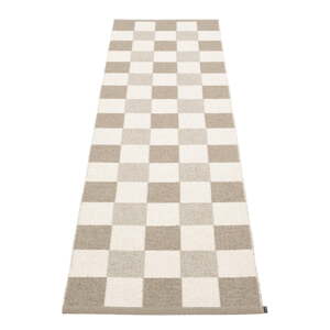 Béžovo-krémový vnútorný a vonkajší behúň 70x240 cm Pix Dark Linen – Pappelina