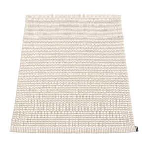 Krémovobiely vnútorný a vonkajší koberec 60x85 cm Mono Linen Vanilla – Pappelina