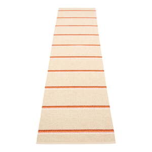 Vnútorný a vonkajší behúň v tehlovej farbe/krémový 70x300 cm Olle Brick Cream – Pappelina