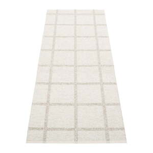 Krémovobiely vnútorný a vonkajší behúň 70x225 cm Ada Fossil – Pappelina
