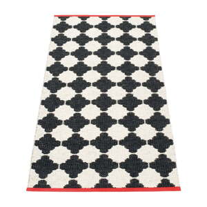 Čierno-biely vnútorný a vonkajší behúň 70x150 cm Marre Black Coral  – Pappelina