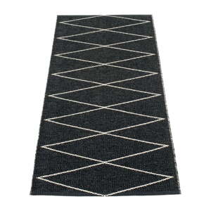 Čierny vnútorný a vonkajší behúň 70x160 cm Max Black – Pappelina