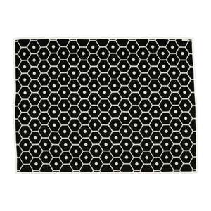 Čierna deka s prímesou vlny 140x180 cm Honey Black – Pappelina