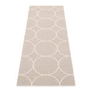 Krémový vnútorný a vonkajší behúň 70x200 cm Boo Linen – Pappelina