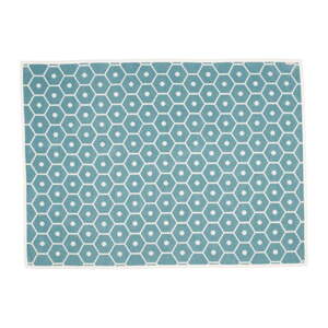 Tyrkysová deka s prímesou vlny 140x180 cm Honey Turquoise – Pappelina