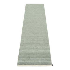 Svetlozelený vnútorný a vonkajší behúň 70x300 cm Mono Sage Army – Pappelina