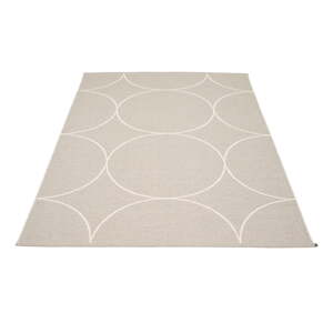 Krémový vnútorný a vonkajší koberec 180x275 cm Boo Linen – Pappelina