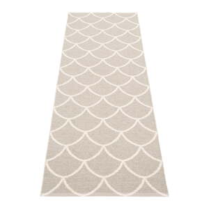 Krémový vnútorný a vonkajší behúň 70x225 cm Kotte Linen – Pappelina