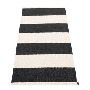 Čierno-biely vnútorný a vonkajší behúň 70x150 cm Bob Black Vanilla – Pappelina