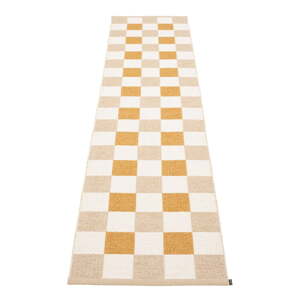 Okrovožlto-béžový vnútorný a vonkajší behúň 70x300 cm Pix Vanilla Ochre – Pappelina