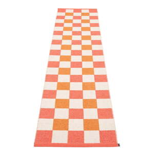Vnútorný a vonkajší behúň v lososovo-oranžovej farbe 70x300 cm Pix Flamingo – Pappelina