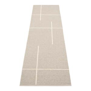 Krémovobiely vnútorný a vonkajší behúň 70x270 cm Fred Linen – Pappelina