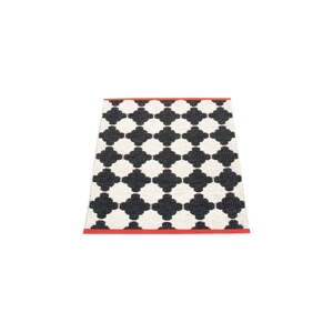 Čierno-biely vnútorný a vonkajší koberec 70x90 cm Marre Black Coral – Pappelina