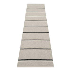 Sivo-béžový vnútorný a vonkajší behúň 70x300 cm Olle Grey Linen – Pappelina
