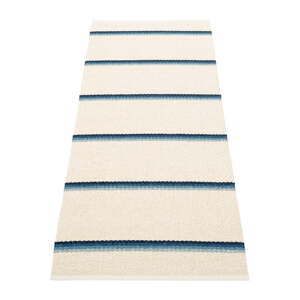 Modro-krémový vnútorný a vonkajší behúň 70x180 cm Olle Blue Vanilla – Pappelina