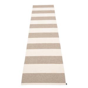 Béžovo-krémový vnútorný a vonkajší behúň 70x300 cm Bob Mud Vanilla – Pappelina