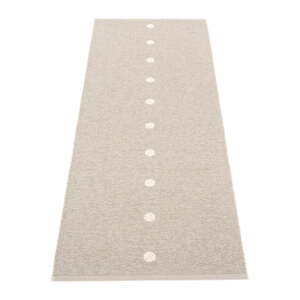 Béžovo-krémový vnútorný a vonkajší behúň 70x200 cm Peg Linen Vanilla – Pappelina